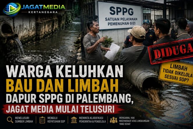 
					Warga Keluhkan Bau dan Limbah Dapur SPPG Tangga Takat Palembang, Jagat Media Mulai Telusuri