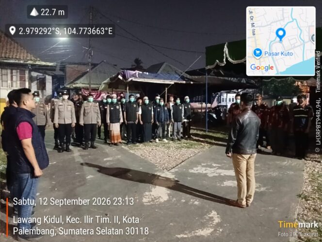 
					Apel Kamtibmas, Polsek Ilir Timur II Gandeng Ormas Antisipasi Konvoi dan Balap Liar