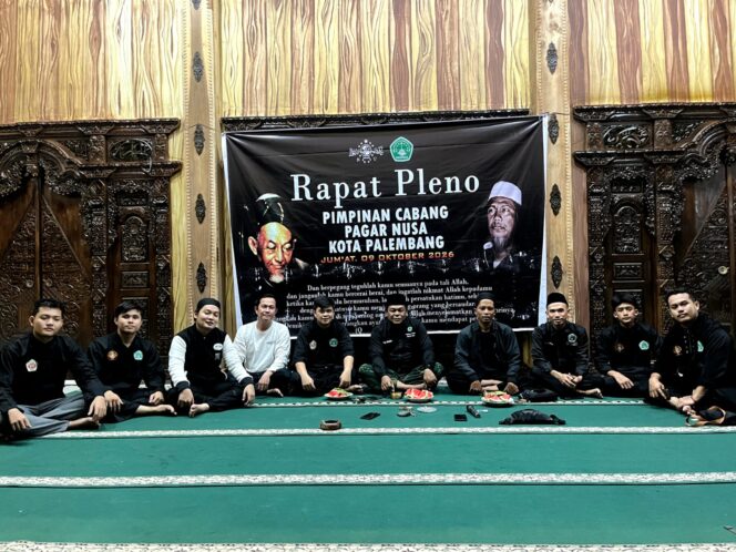 
					Rapat Pleno Ulang Tetapkan Ketua PLT. R. Dinar Liwajhillah Sebagai Ketua PC Pagar Nusa Kota Palembang